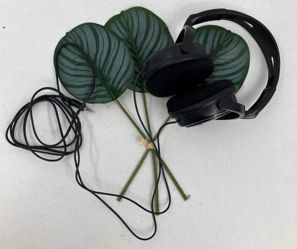 Philips Black Corded Adjustable Padded SHP2000 Audio Headphones Music Podcast